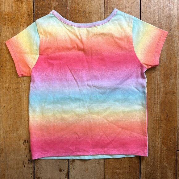Garanimals shorts sleeve shirt size 24 months Rainbow ombre new cotton - Picture 4 of 4